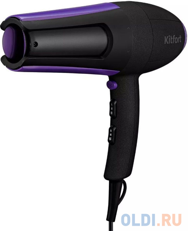 

Фен KITFORT КТ-3232-1 2000Вт черный/фиолетовый