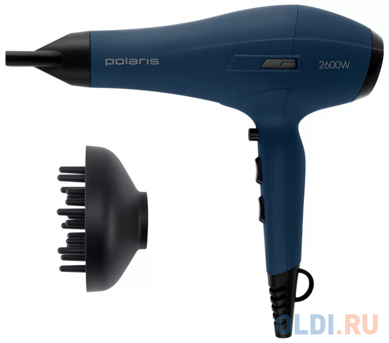 

Фен Polaris PHD 2600ACi Salon Hair 2600Вт синий