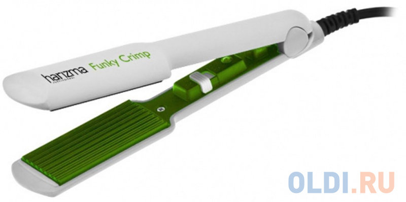 

Щипцы Harizma Funky Crimp H10346-16 23Вт белый зелёный