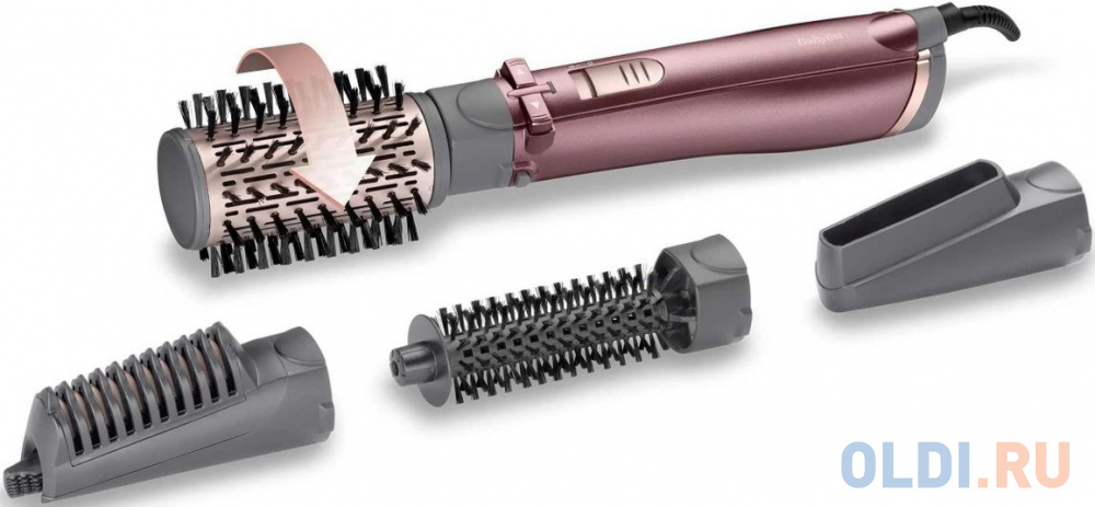 Фен-щетка BaByliss AS960E 1000Вт бордовый Вид№4