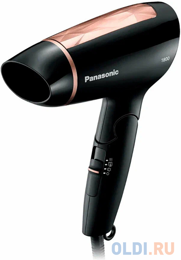 Фен Panasonic EH-ND30-P 1800Вт чёрный, размер 74 х 200 х 142 мм