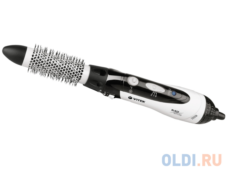 

Фен-щетка Vitek VT-1342 (BW) 1000Вт черно-белый