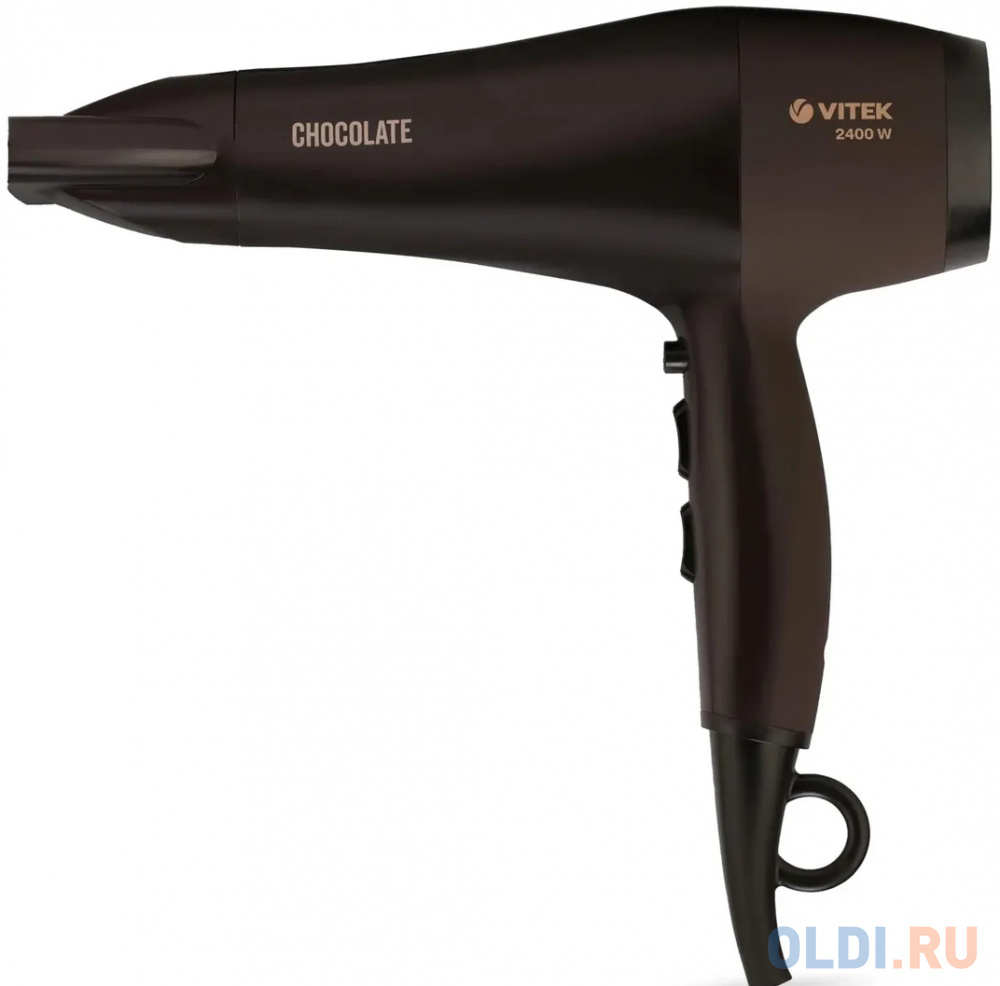 

Фен Vitek VT-1308, 2400Вт, коричневый и черный