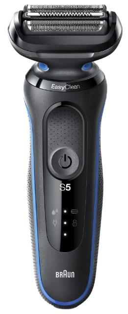 

Бритва сетчатая Braun Series 5 50-B4650cs реж.эл.:3 питан.:аккум. черный/синий
