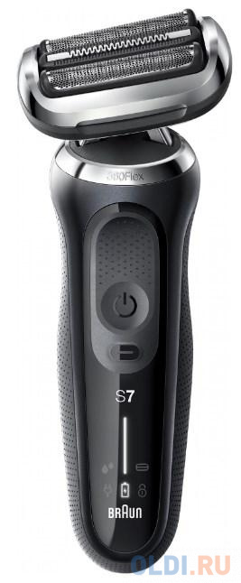 

Бритва сетчатая Braun Series 7 70-N1000s реж.эл.:3 питан.:аккум. черный/синий