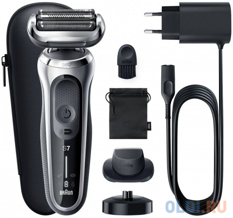 

Бритва Braun 71-S4200CS серебристый чёрный