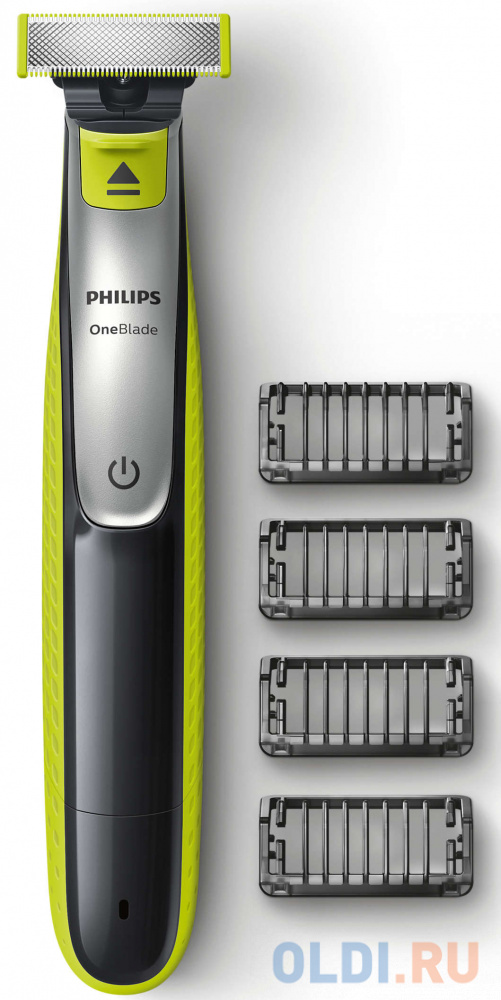 

Машинка для стрижки бороды Philips QP2530/20 чёрный зеленый лайм