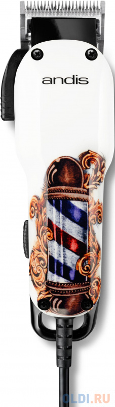 

Машинка для стрижки Andis US-1 Fade in Barber Pole Design белый/рисунок (насадок в компл:5шт)