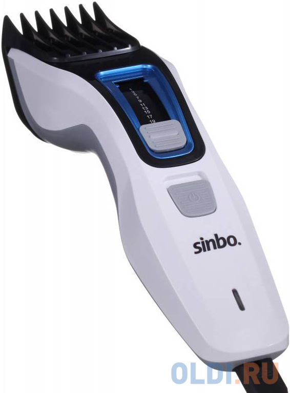 

Машинка для стрижки Sinbo SHC 4357 белый/черный (насадок в компл:1шт)