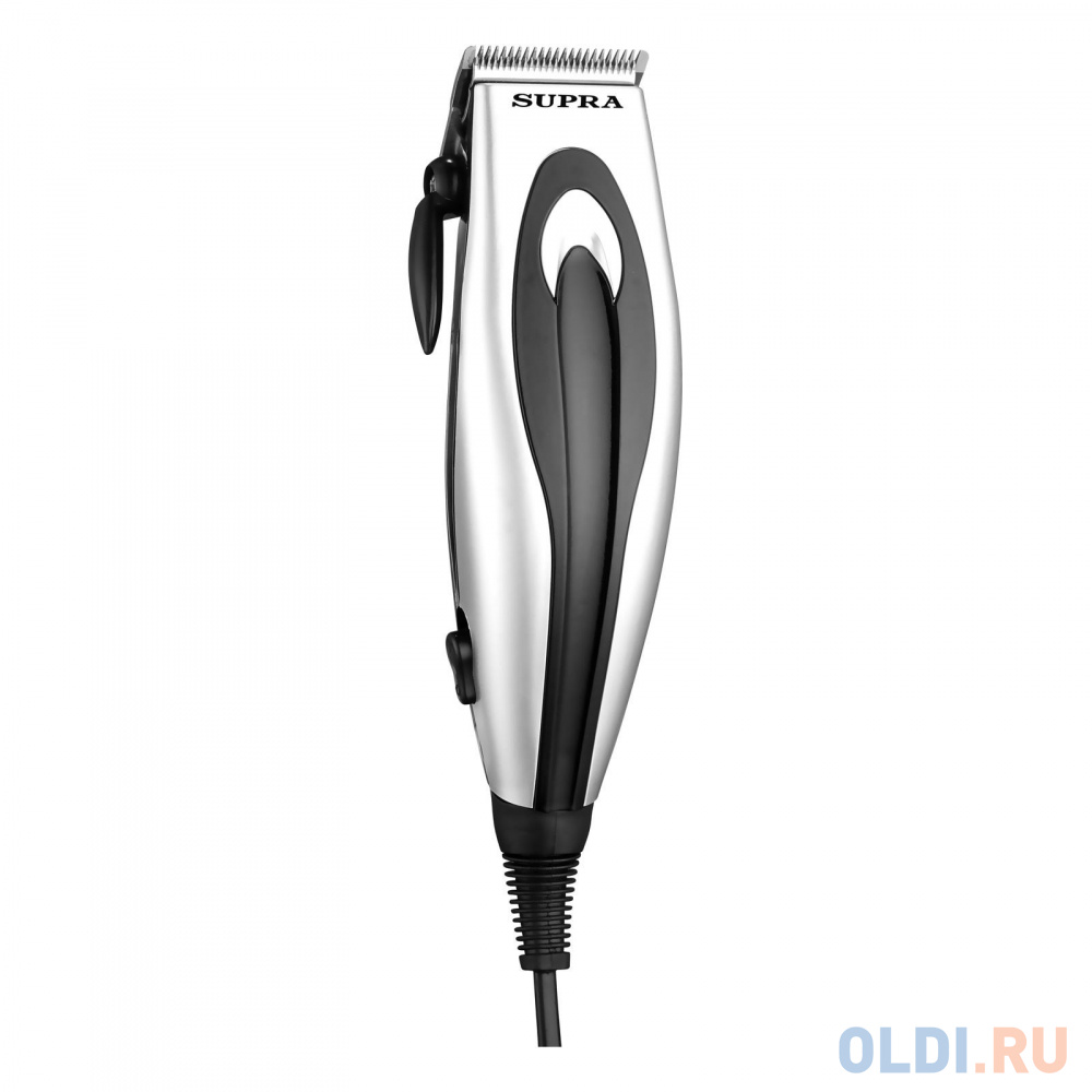 Машинка для стрижки волос Supra HCS-711 серебристый чёрный endever машинка для стрижки волос sven 988 аккумуляторная