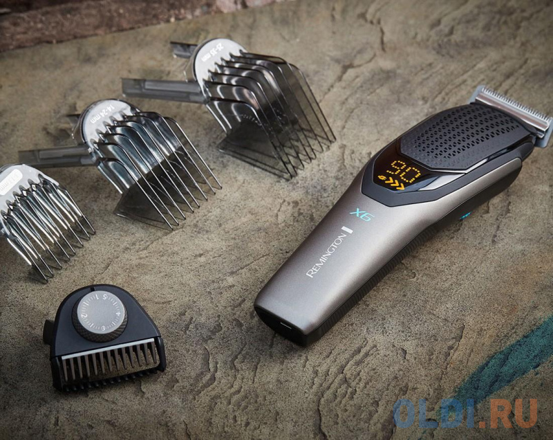 Машинка для стрижки волос Remington POWER X SERIES X6 серый чёрный фото