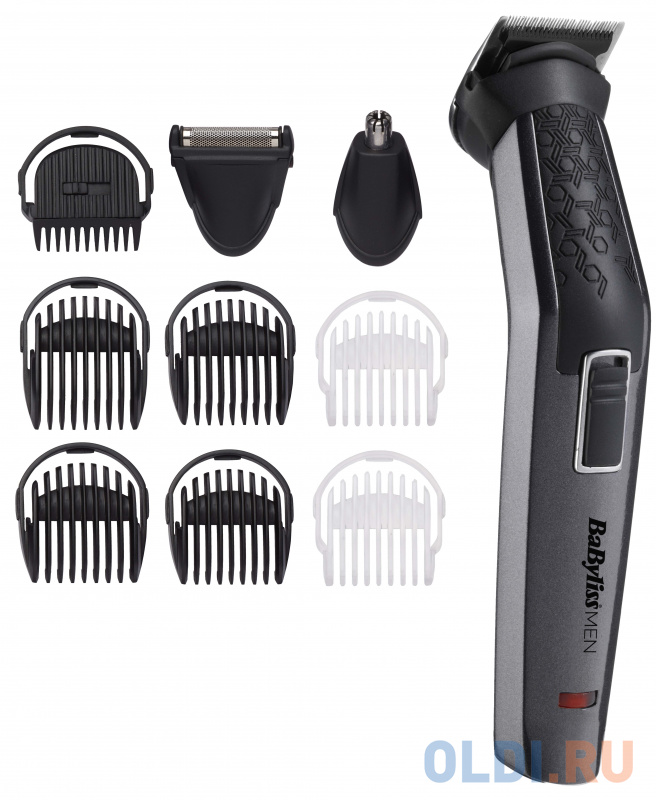 Триммер BaByliss MT727E серый чёрный фото