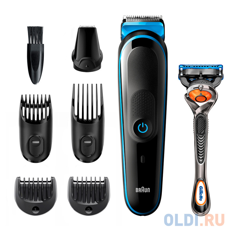 

Триммер Braun MGK5255 синий черный