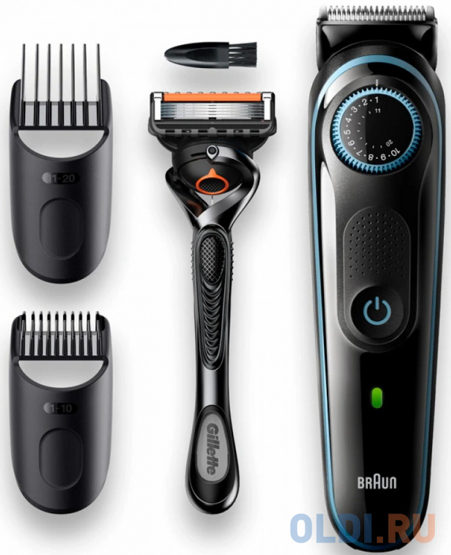 

Триммер Braun BT3340 черный/синий
