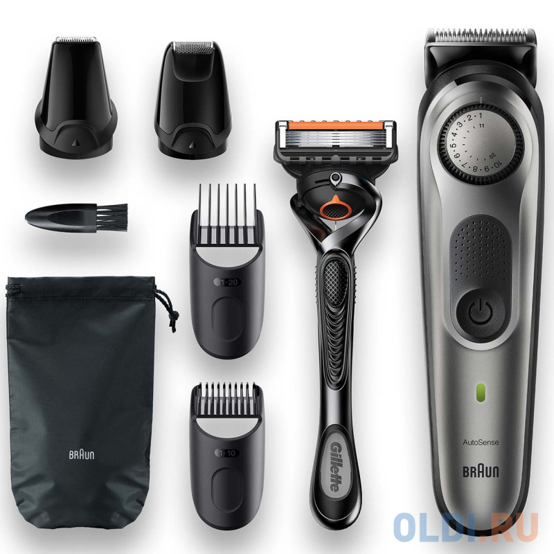 

Триммер Braun BT7320 черный/серебристый
