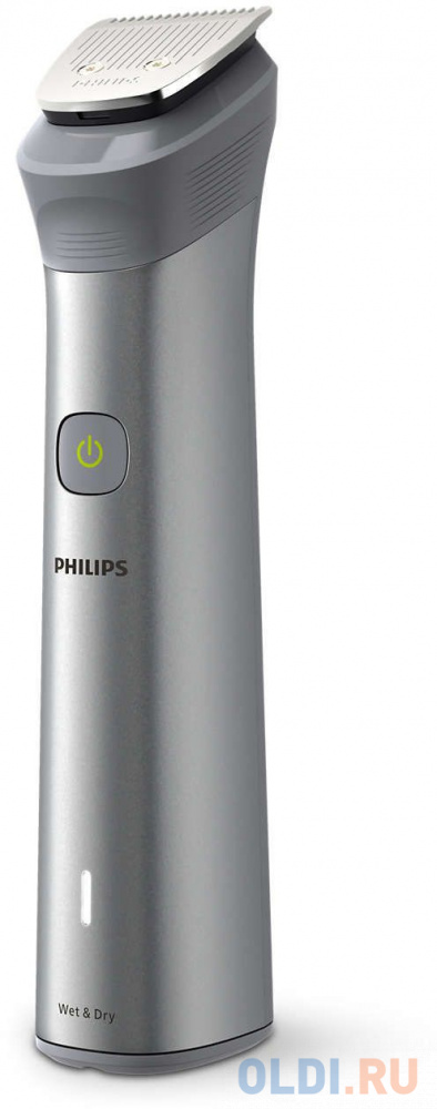 Триммер Philips MG5940/15 серебристый 5Вт (насадок в компл:12шт) MG5940/15 - фото 3