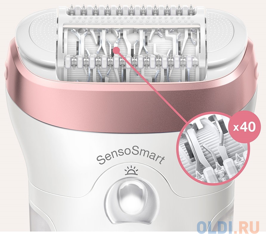 Эпилятор Braun Silk-epil 9 SensoSmart 9-720 белый - фото 5