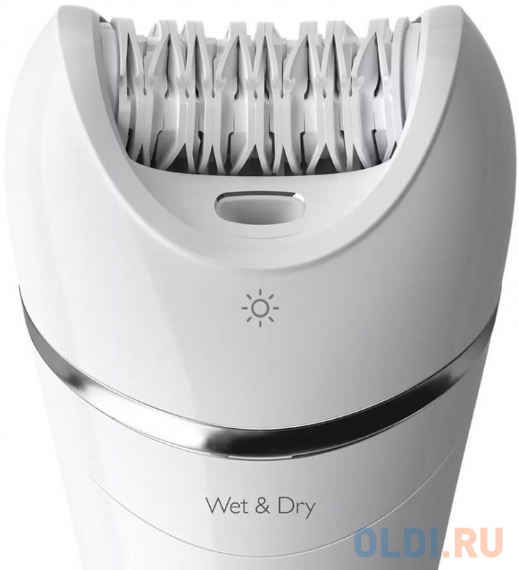 Эпилятор Philips BRE715/00 белый серебристый фото