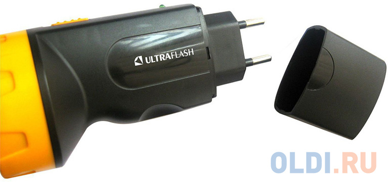 Ultraflash LED3827 (фонарь аккум 220В, черн /желт, 5 LED, SLA, пластик, коробка) Ultraflash LED3827 (фонарь аккум 220В, черн /желт, 5 LED, SLA, пластик, коробка) фото