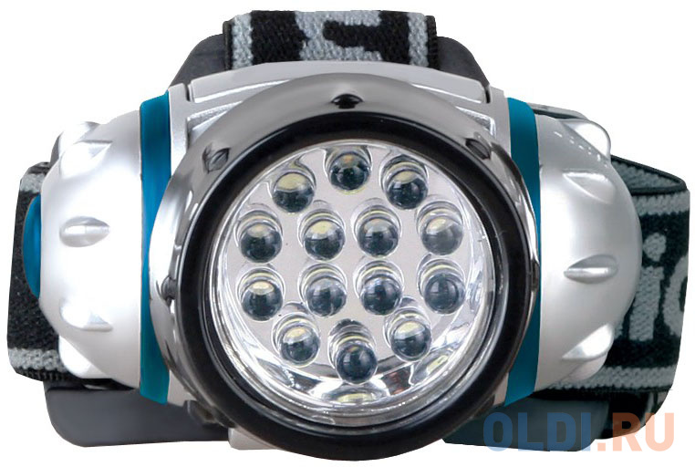 

Camelion LED5312-14F4 (фонарь налобн, металлик, 14LED, 4 реж, 3XR03 в компл, пласт, блист)