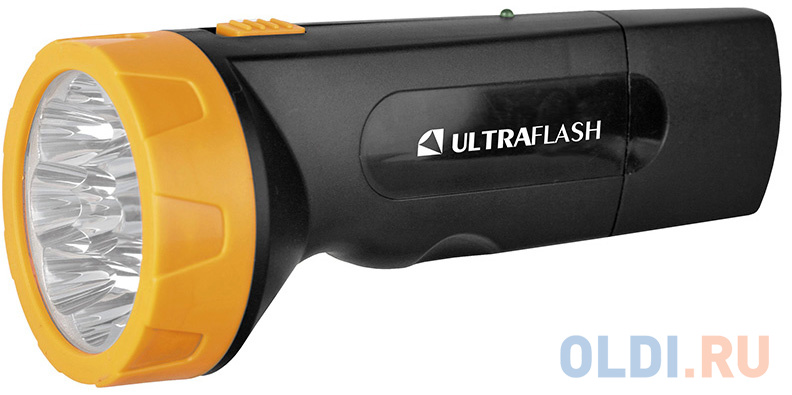 Ultraflash LED3829   (фонарь аккум 220В, черн /желт, 9 LED, SLA, пластик, коробка) таз пластик 7 8 л квадратный дельверо martika с662