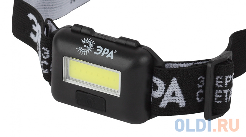 ЭРА Б0039620 Налобный фонарь GB-607 с влагозащитой IP44 {3Вт COB LED Extra, 3хААА в комплект не входит} фото