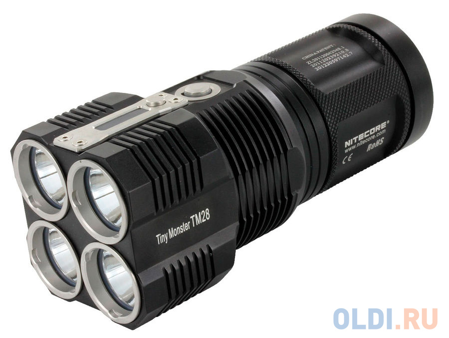 

Фонарь ручной Nitecore TM28 Set черный 16106
