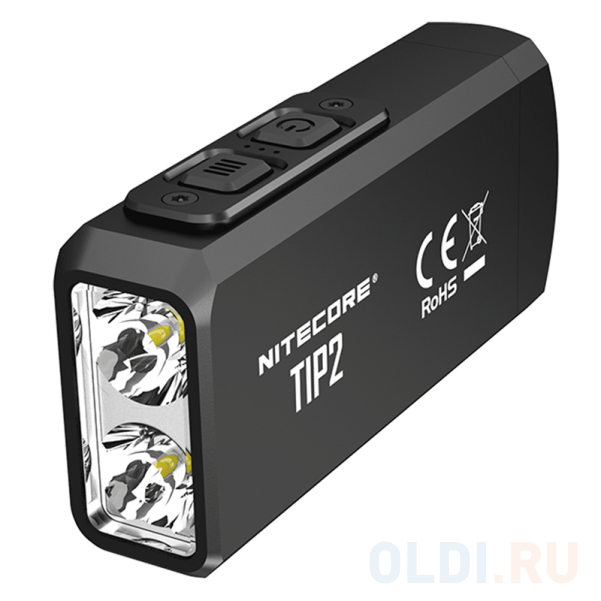 

Фонарь брелок Nitecore TIP2 черный лам.:светодиод. 720lxx1 (18595)