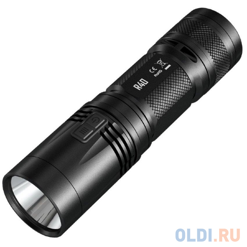 Фонарь ручной Nitecore R40 V2 черный лам.:светодиод.x1 от OLDI