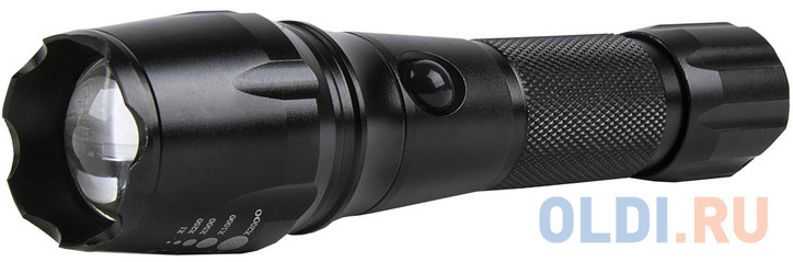 

Smartbuy SBF-20-K Аккумуляторный Светодиодный фонарь CREE XM-L T6 10W с системой фокусировки луча, черный