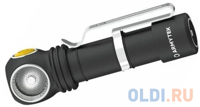 

Фонарь универсальный Armytek Wizard C2 Pro Nichia Magnet USB черный/желтый лам.:светодиод.x1 (F06801W)