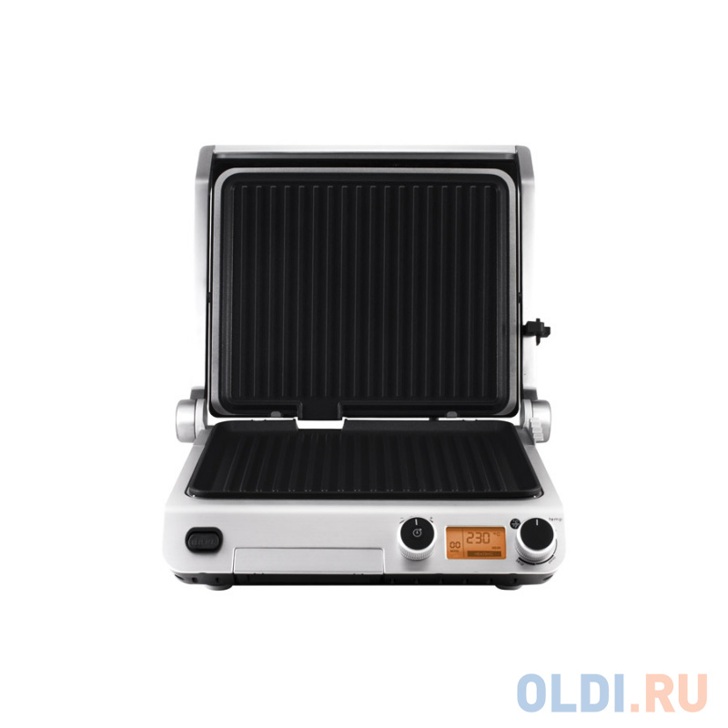 

Электрогриль UNIT UQG-31, Цвет: Серебристый/чёрный