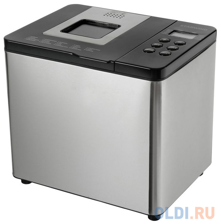 

Хлебопечь StarWind SBR4163 чёрный серебристый
