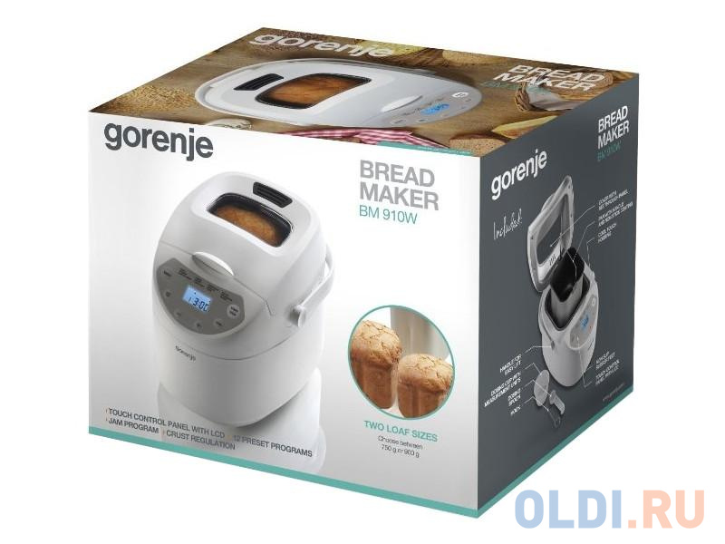 Хлебопечь Gorenje BM910W фото