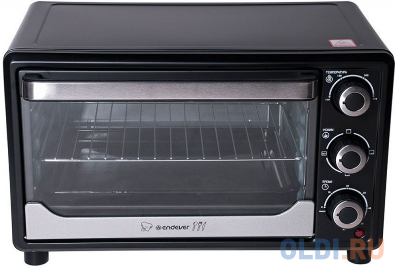 

4025-Danko Мини-печь Endever Мощность 1500Вт, объем 25л, таймер на 1 час