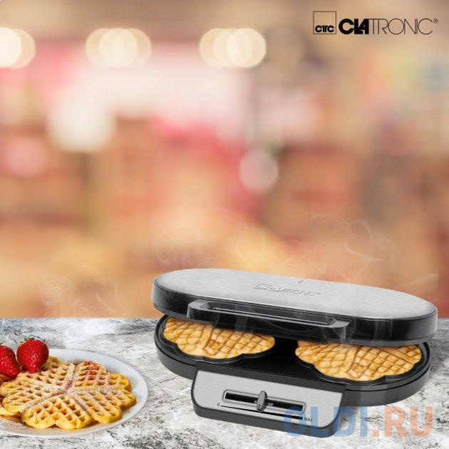 Вафельница Clatronic WA 3745 schwarz-inox фото