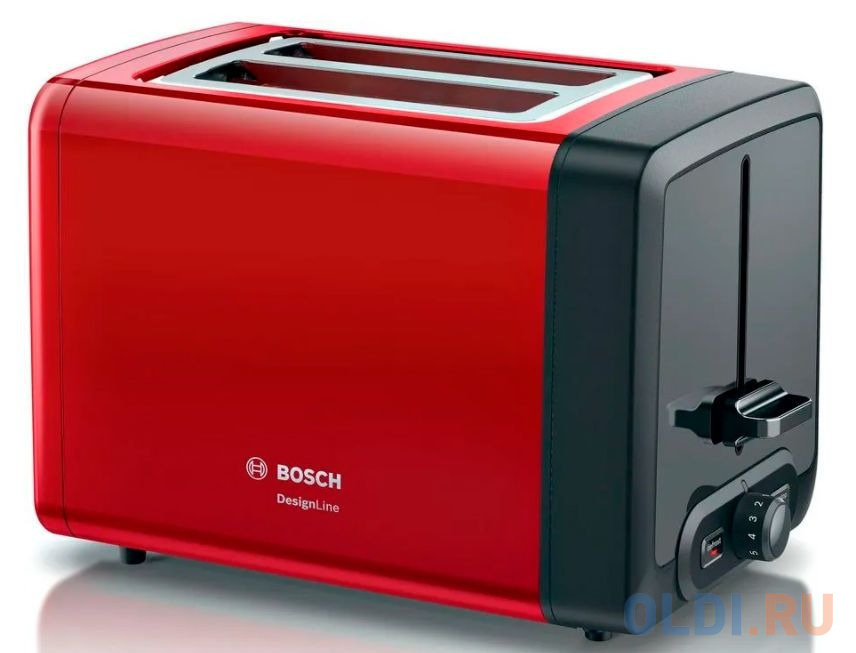 Тостер Bosch TAT4P424 красный тостер sencor sts 6054rd