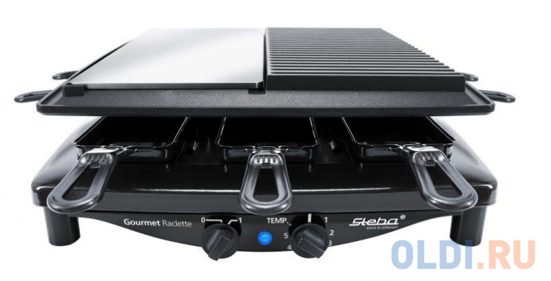 

Раклетница Steba RC 8 серебристый чёрный