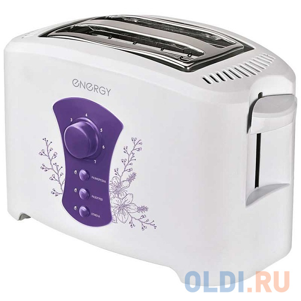 

Тостер Energy N-280 белый фиолетовый