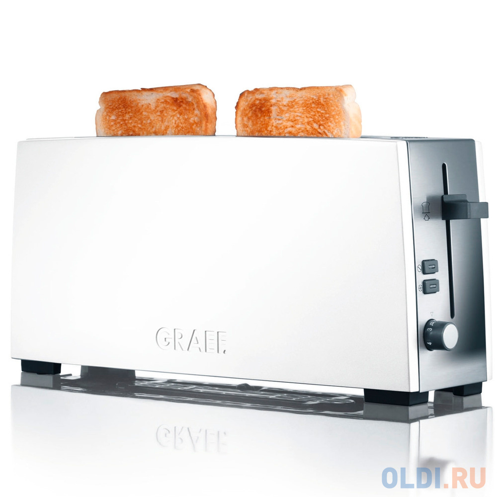 Тостер Graef TO 91 белый тостер scarlett sc tm11032 800вт белый