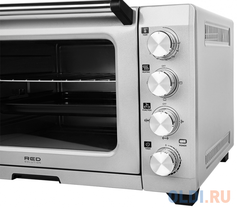 Мини-печь Red Solution RO-5701 серебристый Мини-печь Red Solution RO-5701 серебристый фото