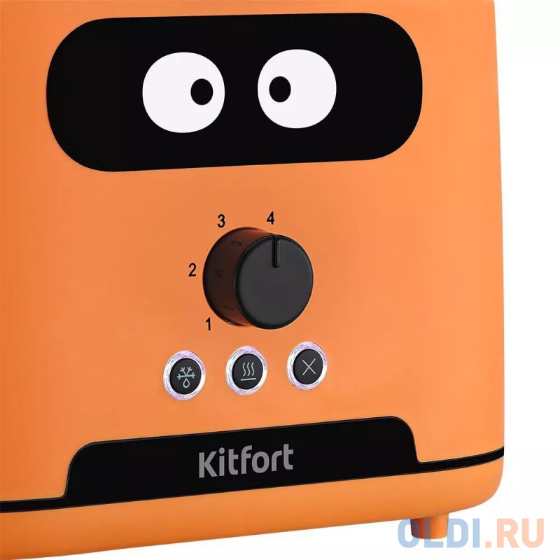 Тостер KITFORT КТ-4093-2 оранжевый фото