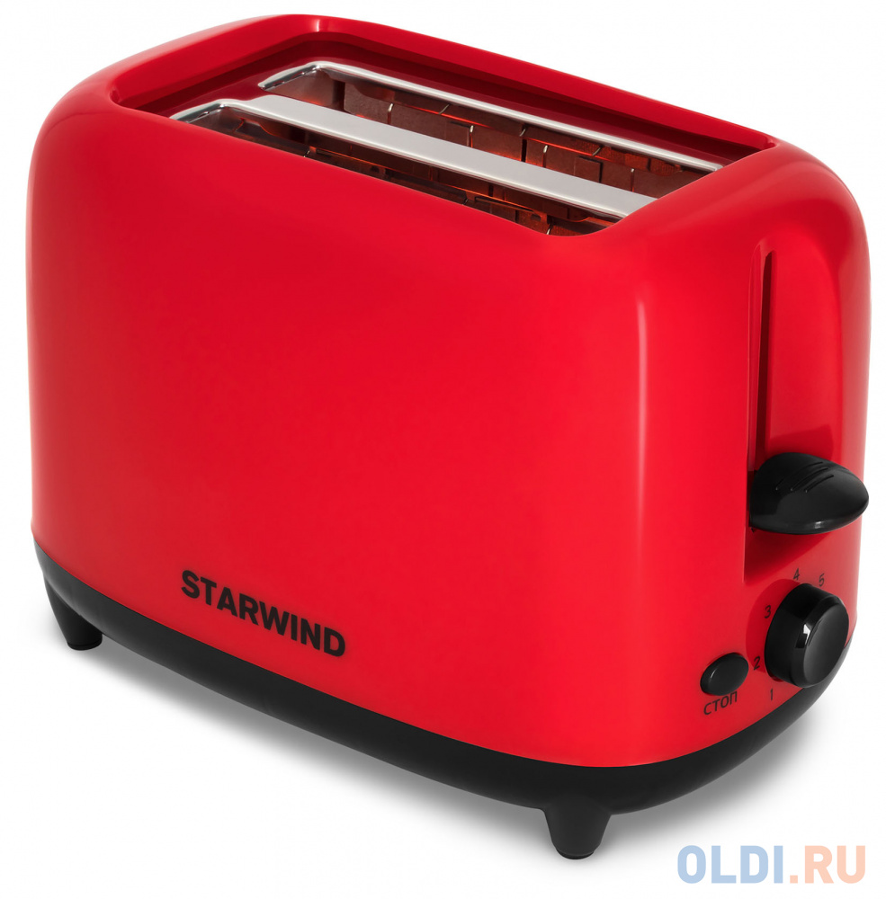 Тостер StarWind ST7003 красный