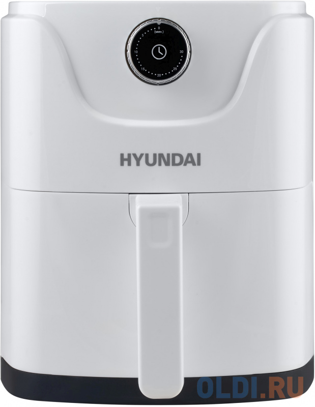 

Аэрогриль Hyundai HYF-2052 1000Вт белый/серебристый