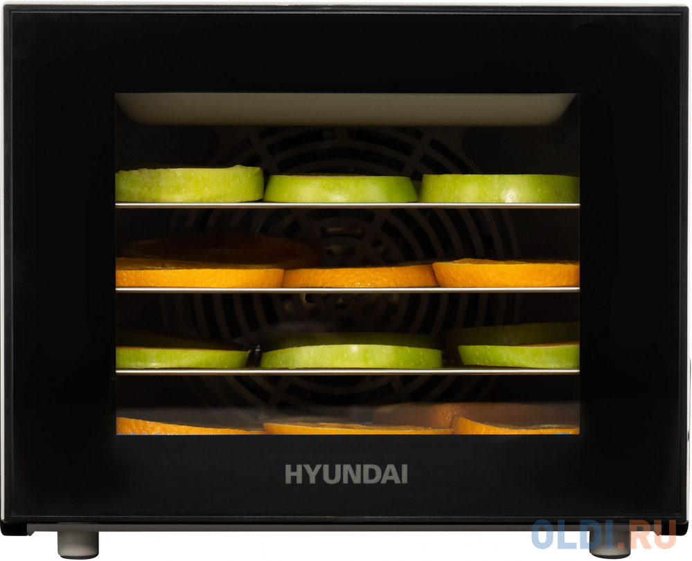 

Сушка для фруктов и овощей Hyundai HYFD-1204 8под. 400Вт черный