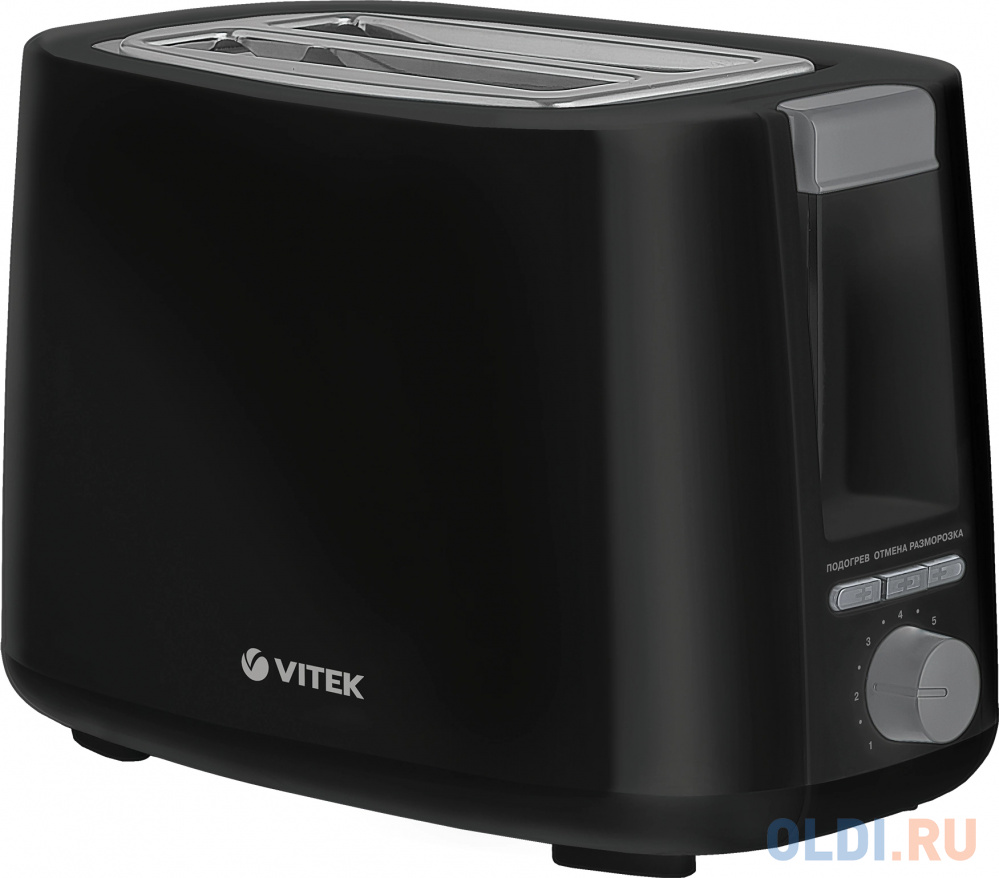 Тостер Vitek Verde VT-7164,  черный