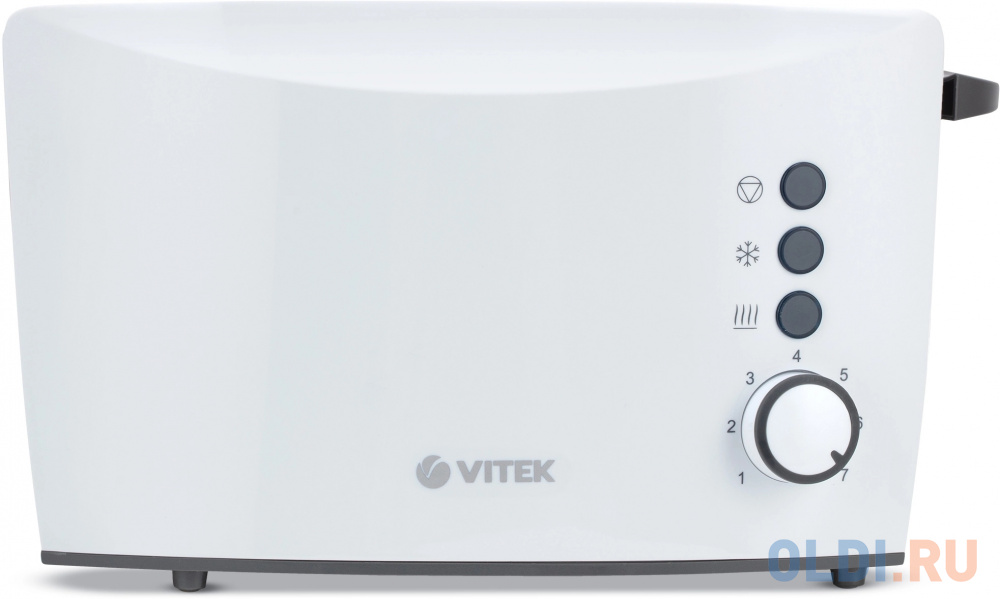 Тостер Vitek VT-7166,  черный/белый Вид№2