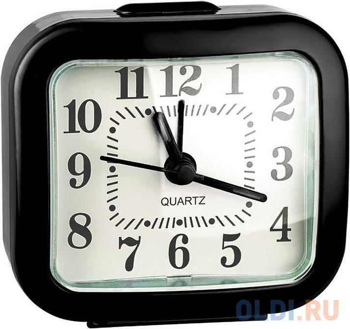 

Perfeo Quartz часы-будильник "PF-TC-004", прямоугольные 8*7,5 см, чёрные