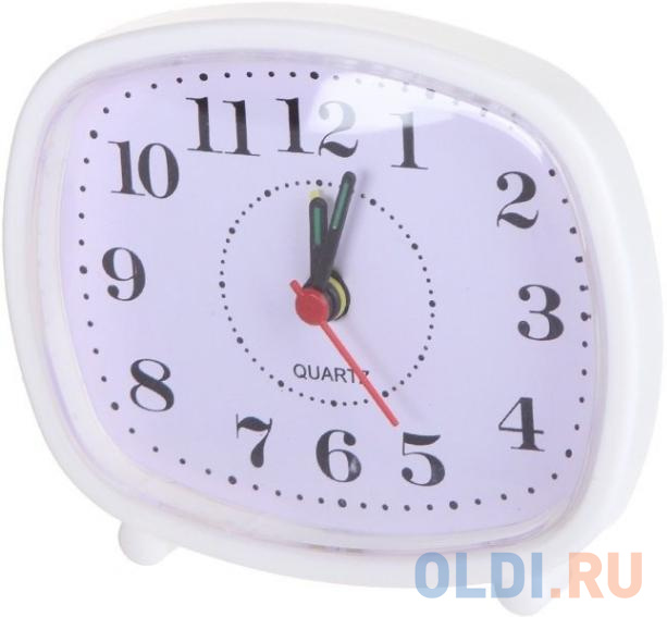 

Perfeo Quartz часы-будильник "PF-TC-005", прямоугольные 10*8,5 см, белые