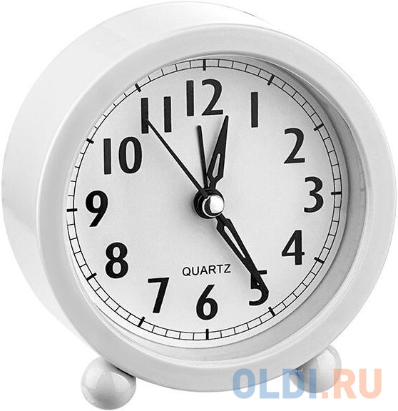 

Perfeo Quartz часы-будильник "PF-TC-020", круглые диам. 10 см, белые